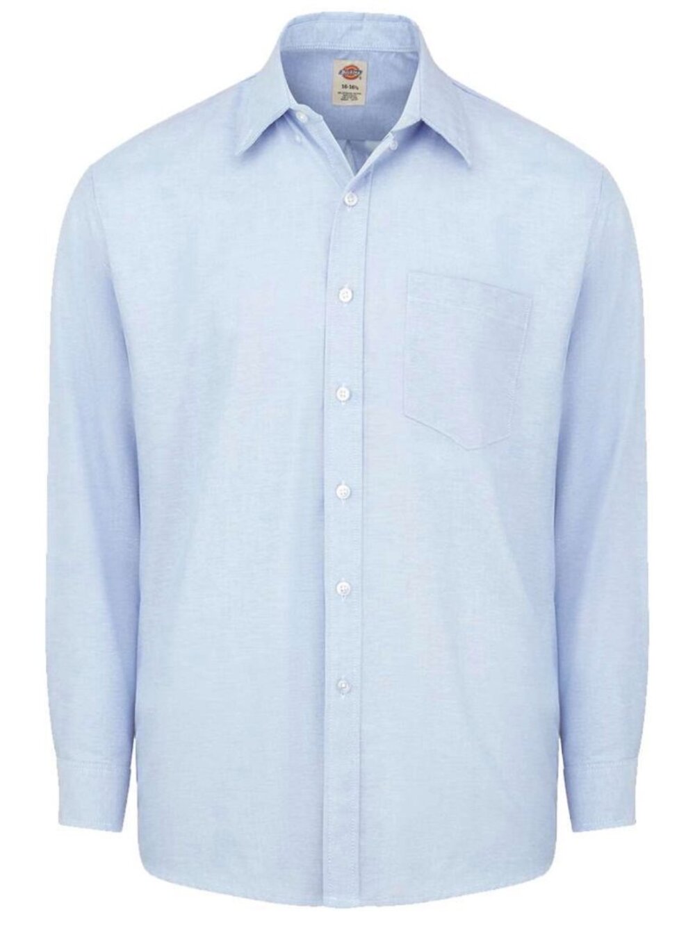 NWT Dickies Oxford LS Shirt Mens 16-16.5 Light Blue SSS36